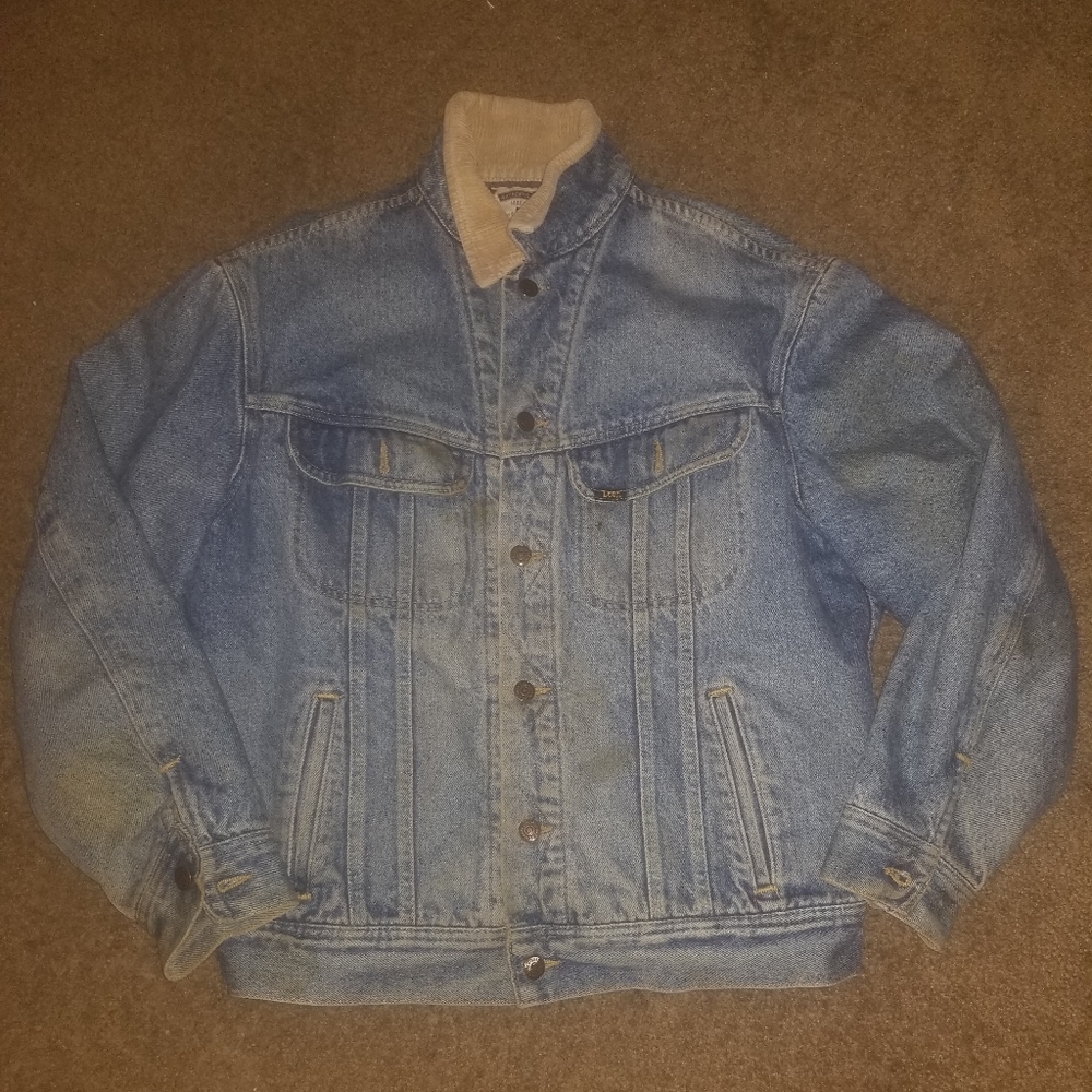 Vintage Lee quilt lined denim jacket